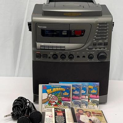 Venturer Karaoke Machine With CD’s And Microphones