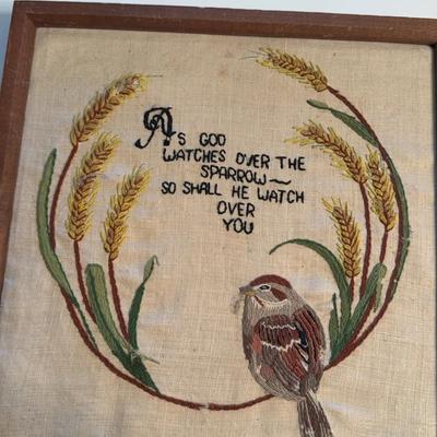 Knitted Framed