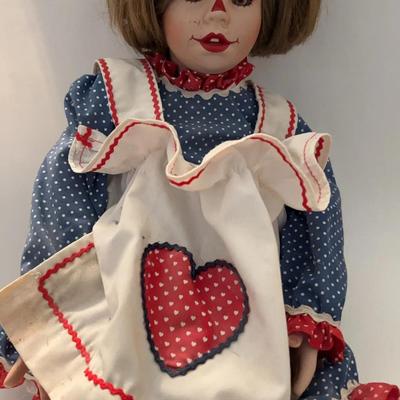 Vintage Brinn's Porcelain Collectible Birthstone Dolls, June