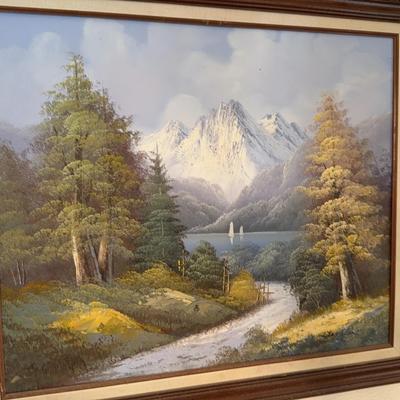 Forest & Mountain Painting 