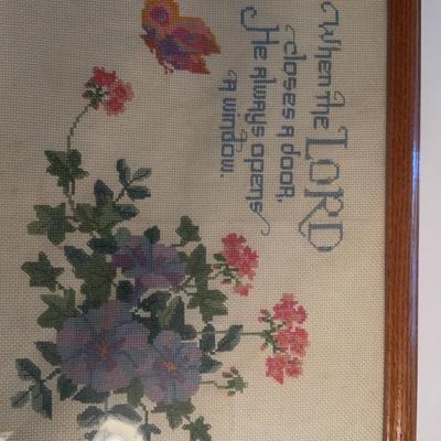 Knitted Frame Quote