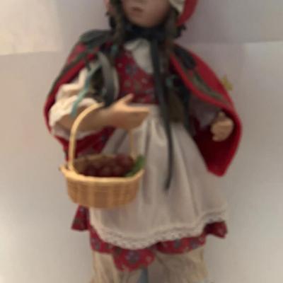 Ashton drake red riding hood porcelain doll