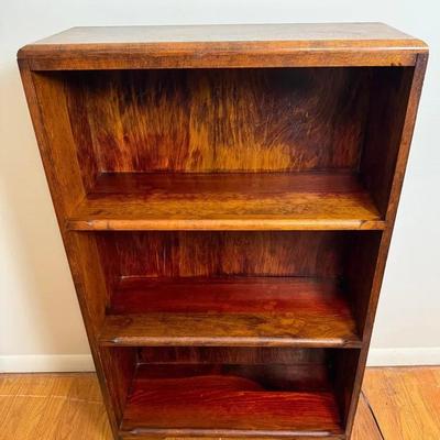 Vintage Small Bookcase And 2 End Tables  