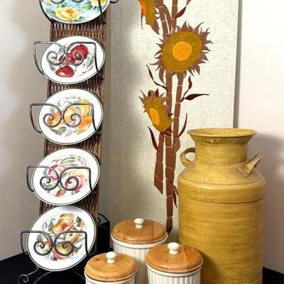 Vintage Milk Can And Decor 