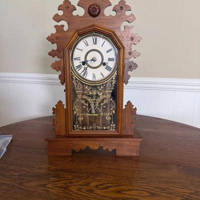 Gingerbread Mantle Clock