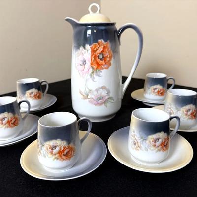 Antique German Chocolate Set 