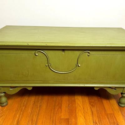 Green Cavelier 1930’s Cedar Chest