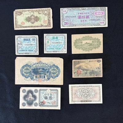 WW2 Japan Currency  