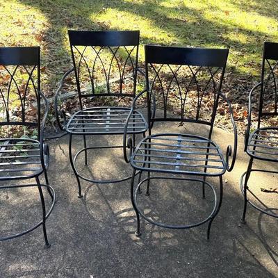 For Heavy Wrough Iron Chairs