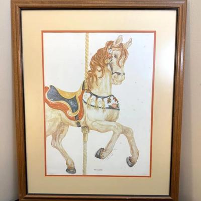 Limited Edition, Watercolor By Sally B Cobb “The Leader”
