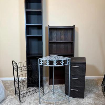 Shelves and cabinets