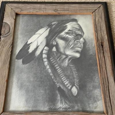 “Two Feathers”  Signed Richard A Roberts  1978