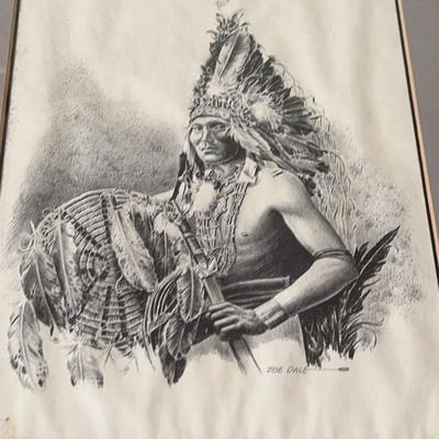 Signed Sketch By Bob Dale 