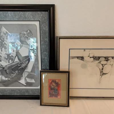 Abstract & Surrealist Framed Art