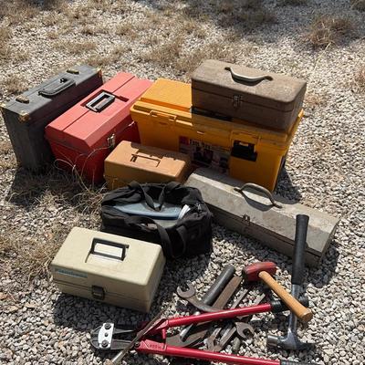 Collections Of  Boxes And Tools And Hardware 