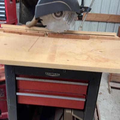 Craftsman Radial Saw With Cabinet 1969