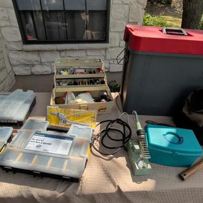 Assorted Tool Boxes/Bags, Hardware & More