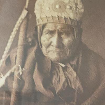 Lithograph My Edward Curtis “Geronimo”