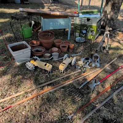 Large Gardening Tools, Terra Cotta Pots, Plant Stands & More