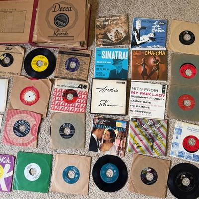 Vintage 45 RPM Records and More 