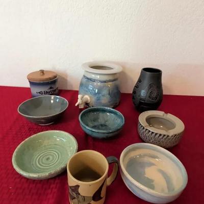 Collection Of Studio Pottery & More