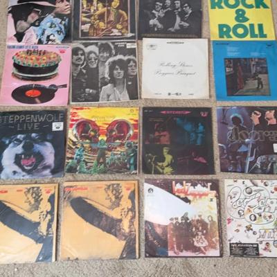 Collection Of Vinyl LPS #10: The Doors, Led Zeppelin, Five Live Yardbirds and More