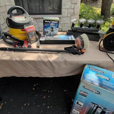 Stinger Wet/Dry Vac, DeLonghi Ceramic Heater, Wagner Power Roller & More