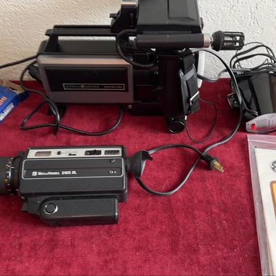 GE Color Video camera And Bell And Howel Video Camera