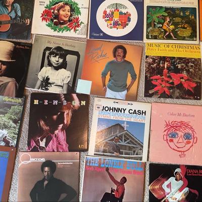 Assorted Vinyl LP Albums: Quincy Jones, Johnny Cash, Diana Ross and More