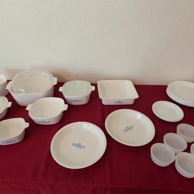 Vintage Corningware, Fire King & Corelle Serving Pieces & Dishes