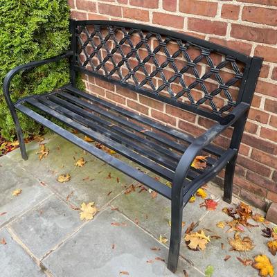 Outdoor Metal Bench