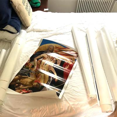 Large Lot Of Prints Of Digital Art Made By Hackman R. Abram’s