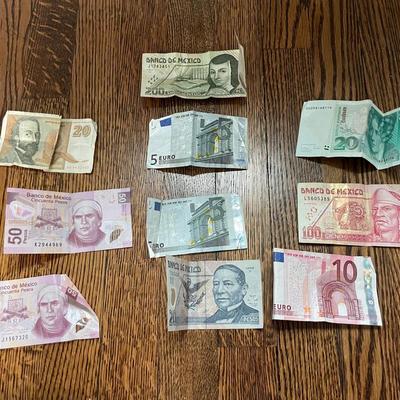 Lot Of Foreign Paper Money