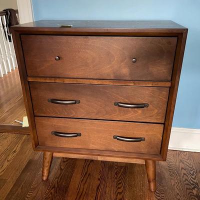 Contemporary Mid Century Inspired Small Dresser