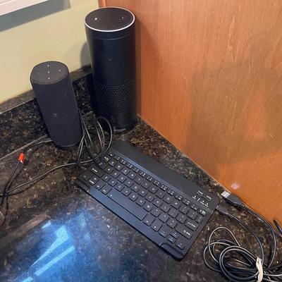 Lot Of Three Electronics Including An Amazon Smart Speaker
