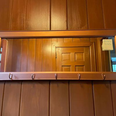 Entry Way Mirror With Hooks