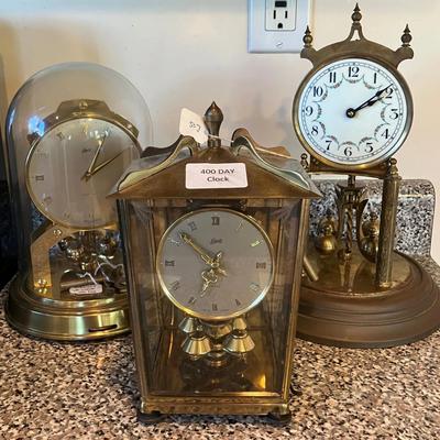3 Anniversary Clocks