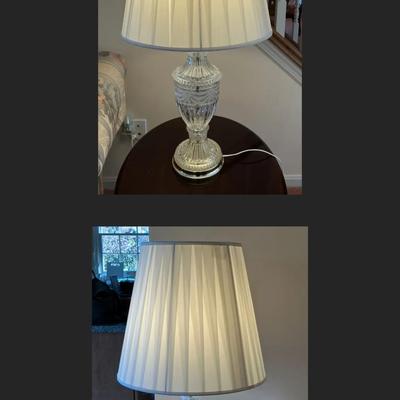Pair of Glass Table Lamps