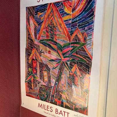 Sale Photo Thumbnail #137: Signed Miles Batt Spoleto poster. 