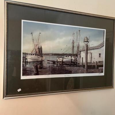 Sale Photo Thumbnail #19: “Quiet Harbor” Signed. 