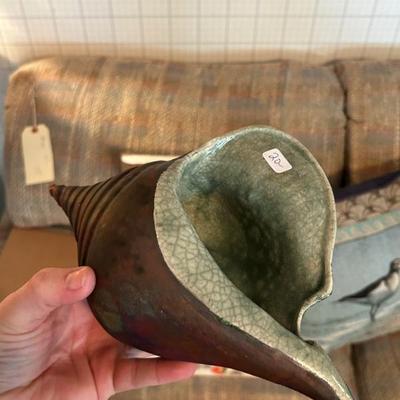 Sale Photo Thumbnail #189: Handmade shell. Signed. 