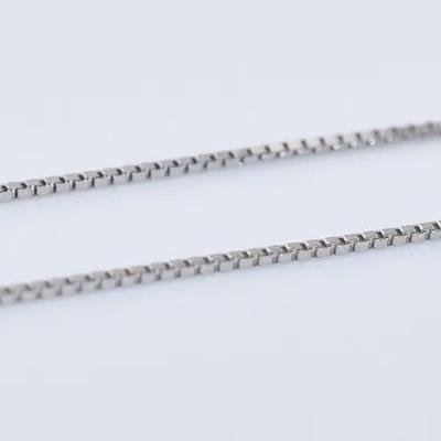 Sterling Silver Box Chain Necklace