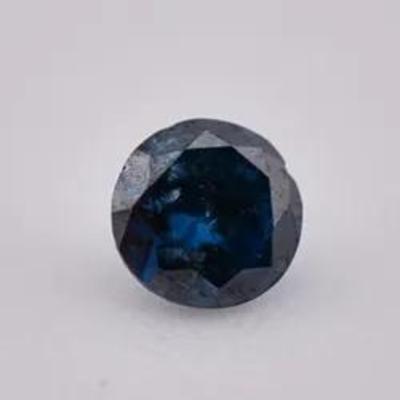 Natural Round Blue Diamond - Possibly Treated - SI1