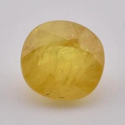 3.1 Carat Natural Oval Yellow Sapphire - Possibly Treated - SI1