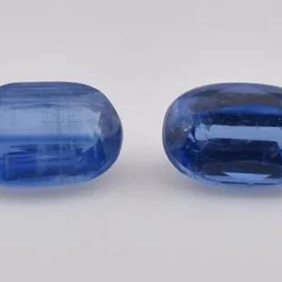 1.2 TCW Natural Unheated Oval Twin Kyanites - VVS to IF