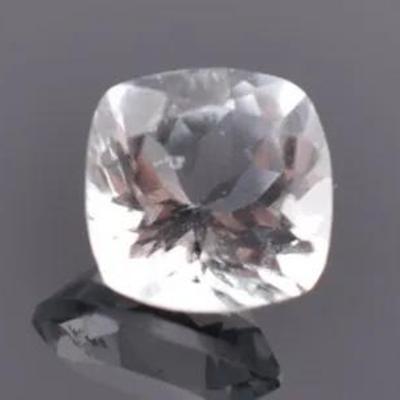 1.4 Carat Natural Unheated Square Cushion Aquamarine - VVS to IF