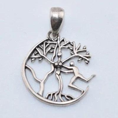 Sterling Silver Tree Pendant