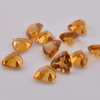 4.2 TCW Natural Unheated Trillion Citrine Parcel - VVS to IF