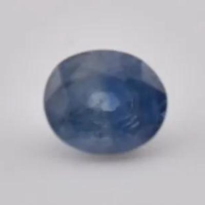 0.5 Carat Natural Oval Blue Sapphire - SI1