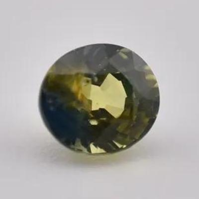 0.5 Carat Natural Unheated Oval Blue & Green Sapphire - SI1